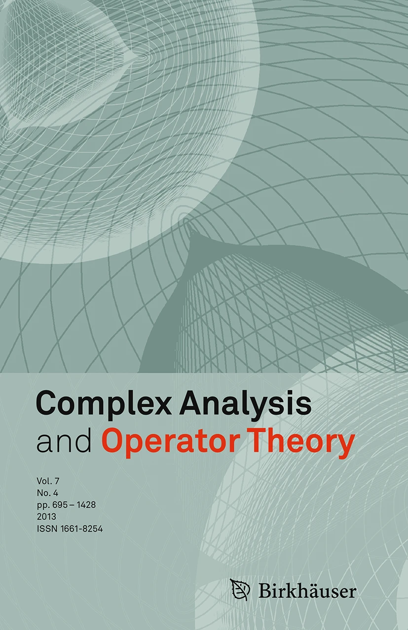 Complex Analysis and Operator Theory journal cover